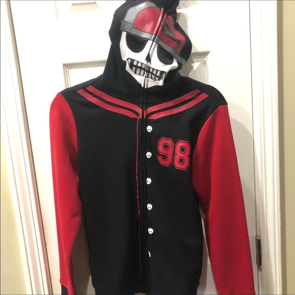 Tony Hawk sweater w/ hoodie sz large